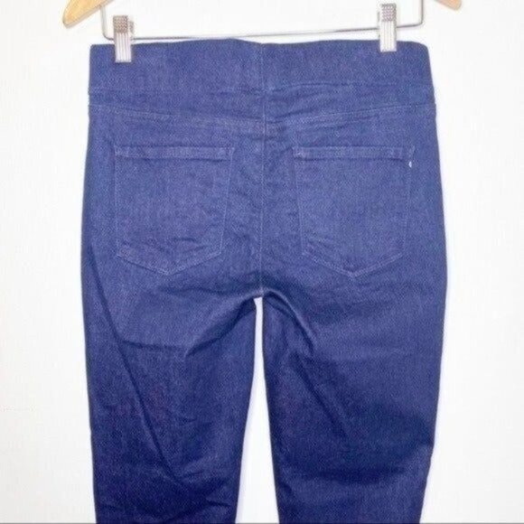 NYDJ Alina Pull On Skinny Ankle Jeans Stretch Dark Blue 4 - Picture 8 of 13